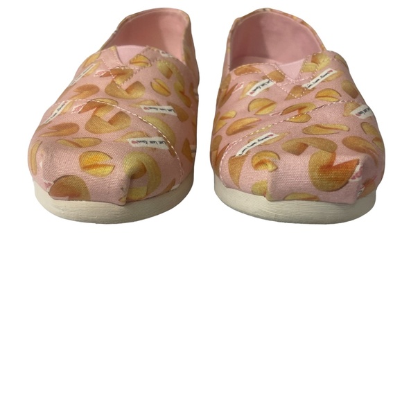 Tom’s 8 1/2 Fortune Cookie Pink Alpargata Canvas Flats - Picture 3 of 8